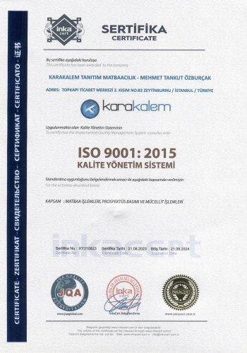 Karakalem-iso-9001-2015-sertifika